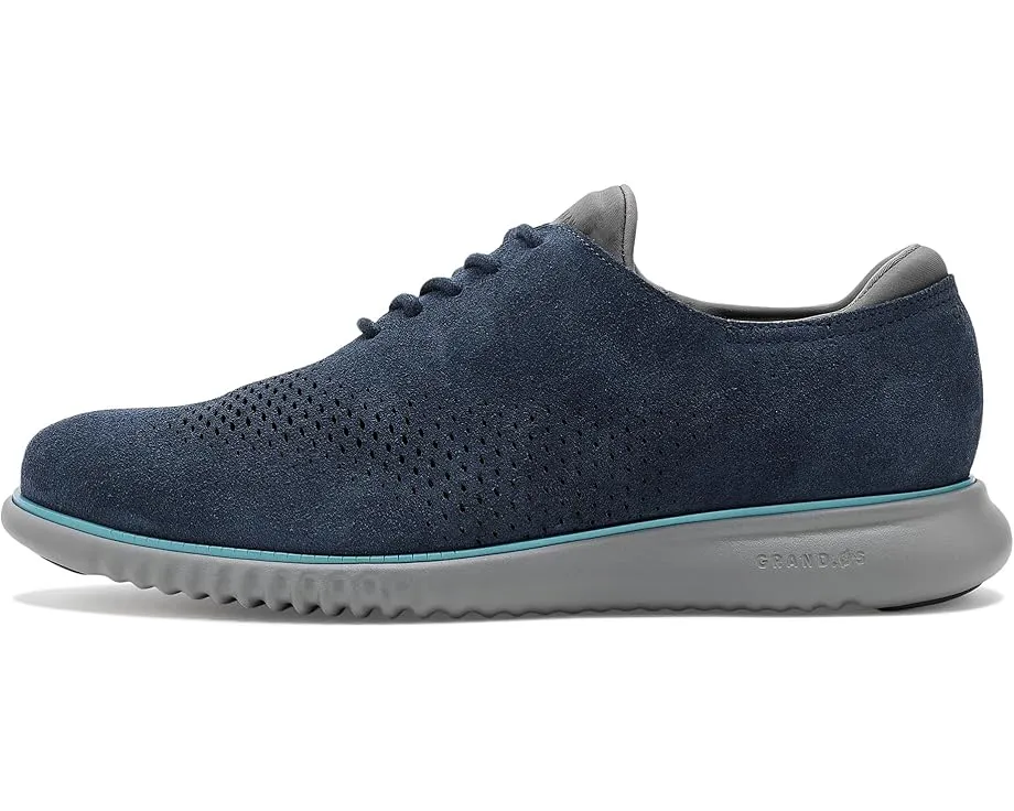 Оксфорды 2.Zerogrand Casual Leather Laser Wing Tip на легкой подошве
