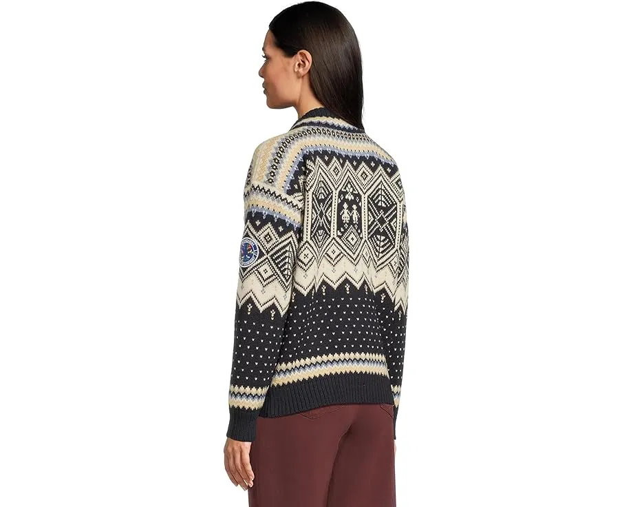 Свитер Dale of Norway Trondheim Feminine из шерсти с полузастежкой