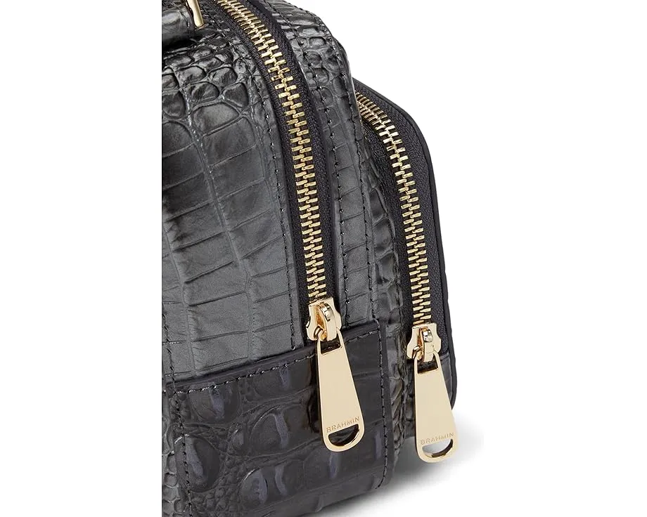 Сумка кроссбоди Brahmin Tori с кожаным верхом и съемным ремнем