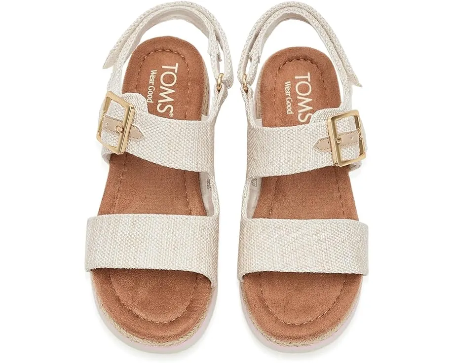Детские сандалии TOMS Giana на платформе с клиновидным каблуком