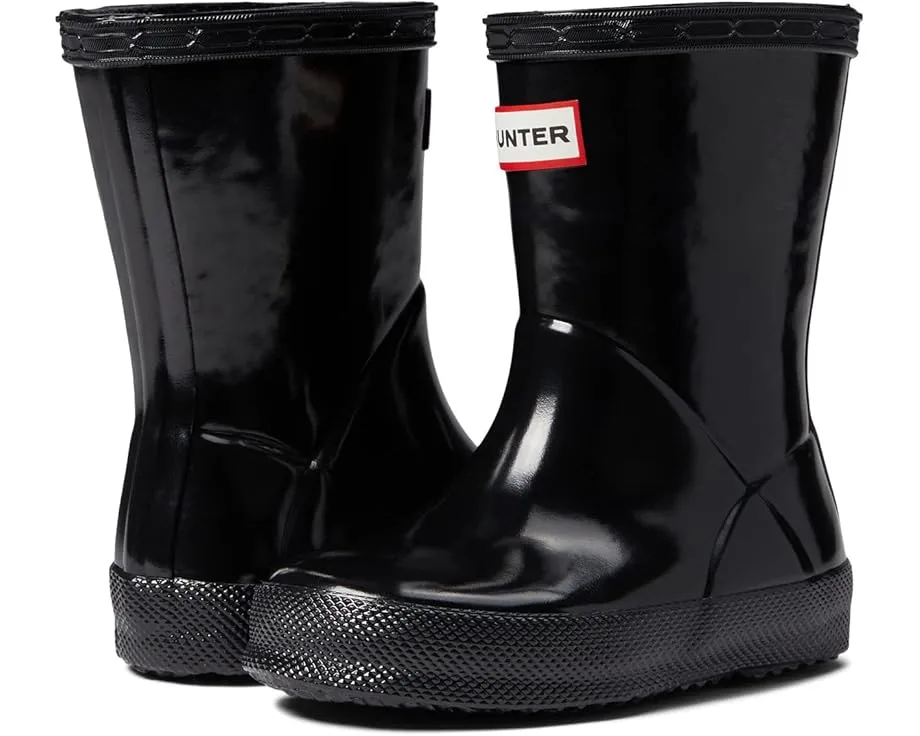 Детские сапоги Hunter First Classic Gloss для лужа с круглым носком