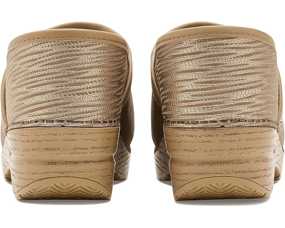 Клоги Dansko Professional из кожи Gold с пенной подошвой