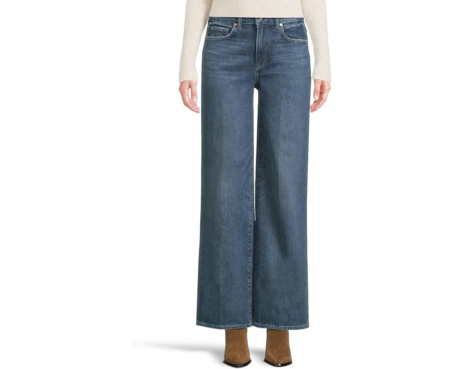 Джинсы Paige Sasha с широкими штанинами и контрастными шлевками 32 дюйма (81.28 см)