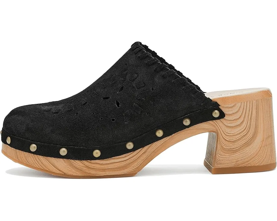 Kork-Ease сабо Tomika из итальянской замши с декоративной строчкой