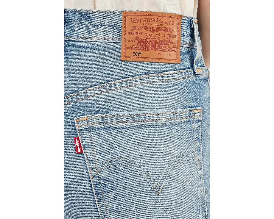 Шорты Levi's Premium 501 Mid Thigh из премиального денима прямого кроя