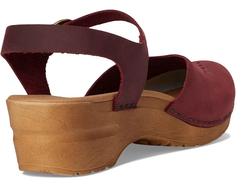 Sanita Heart профессиональные сандалии с закрытым носком из промасленной кожи