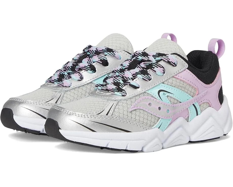 Детские кроссовки Saucony Kids Flash XT с сетчатым верхом и кожаной подметкой