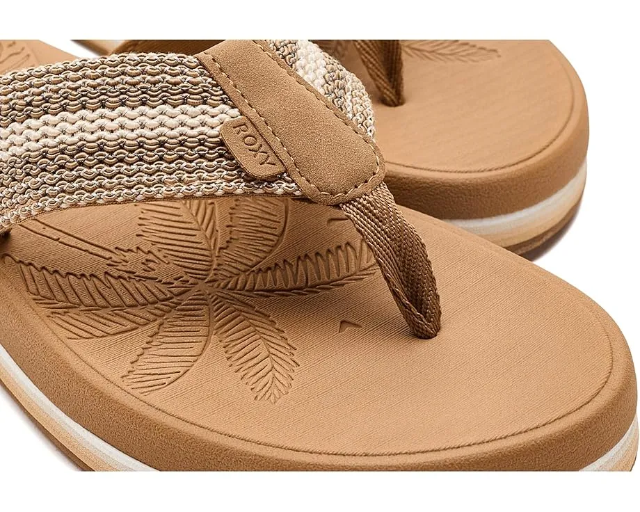 Сандалии Roxy Colbee Hi II с открытым носком и стелькой из этиленвинилацетата