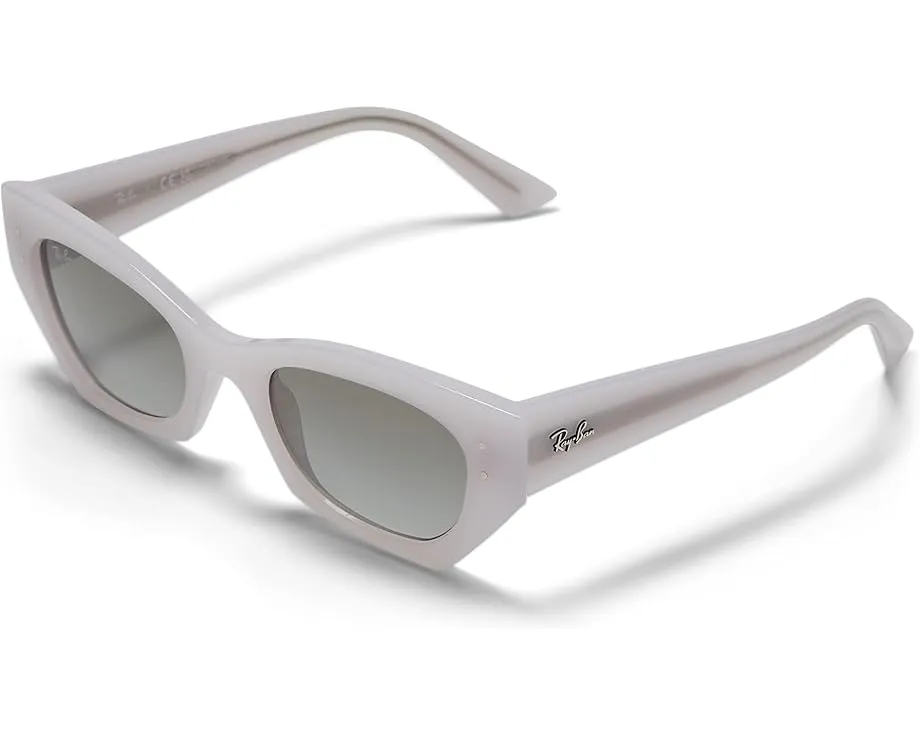 Солнцезащитные очки Ray-Ban Zena с биоацетатной оправой и геометрическими деталями