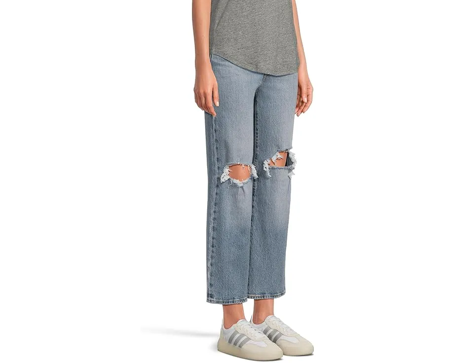 Джинсы Levi's Premium Ribcage Straight Ankle с высокой посадкой и прямыми штанинами