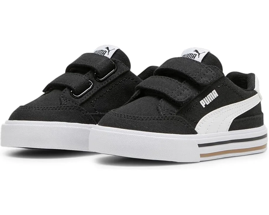 Детские кроссовки Puma Court Classic Vulc на липучке из искусственной замши