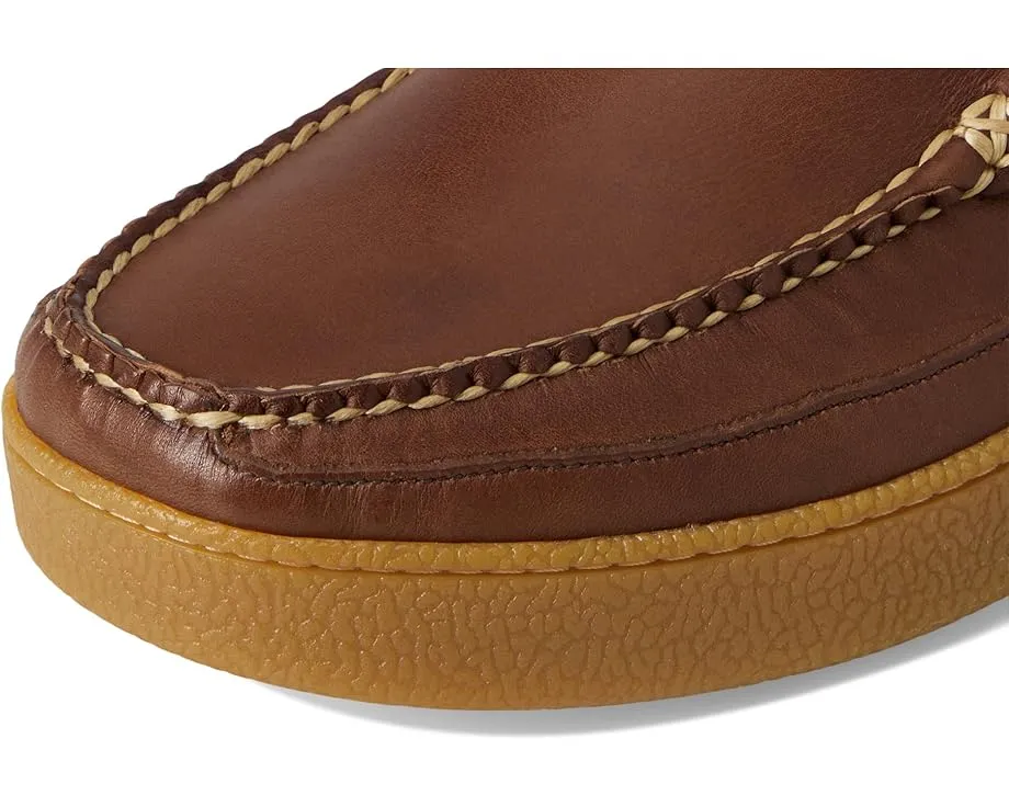 Тапочки Lodge Moc с подошвой Vibram и кожаным верхом в стиле мокасин