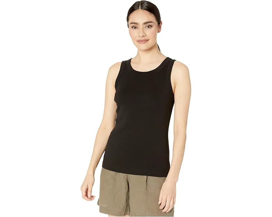 Майка Michael Stars Paloma 1x1 Cotton Wide Binding Tank Top из мягкого хлопкового джерси