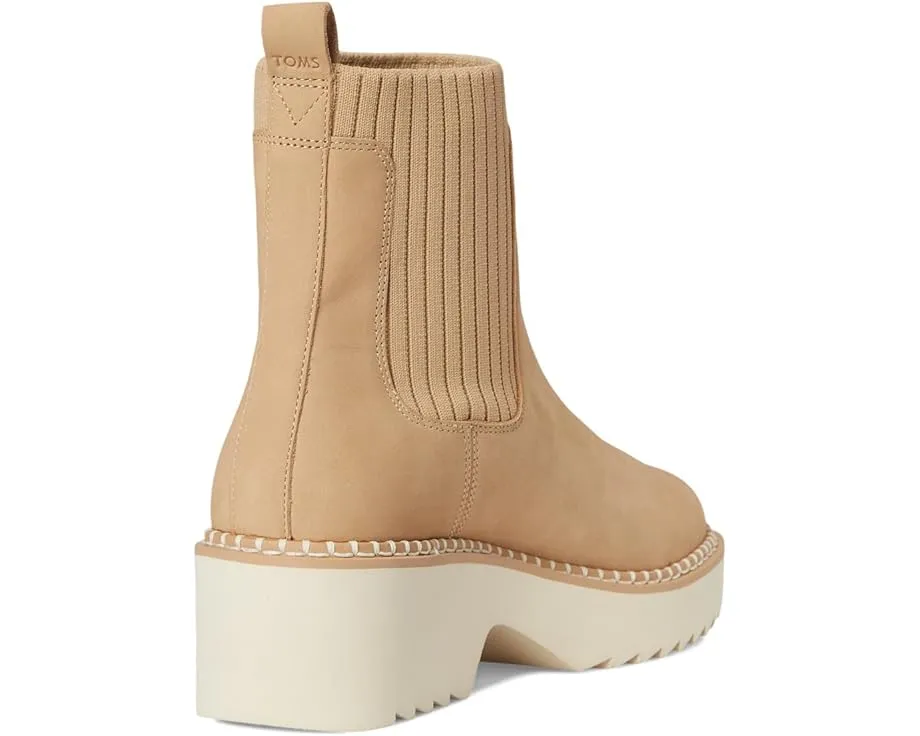 Ботинки TOMS Millie высокие с рифленым трикотажем и каблуком-платформой