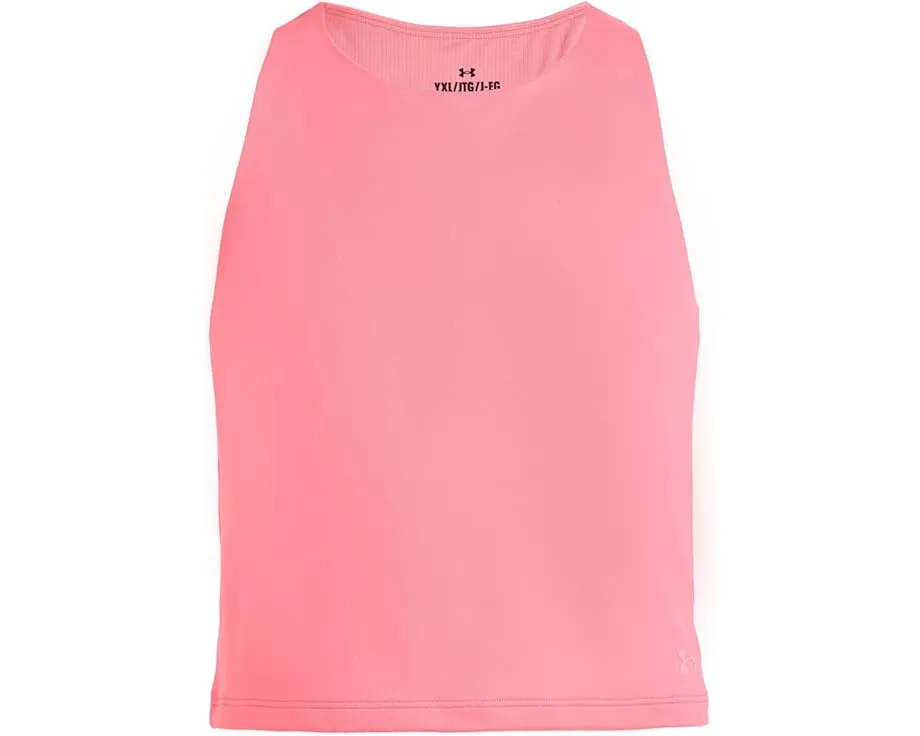 Under Armour топ Motion Crop для детей с ракребэком и коротким рукавом