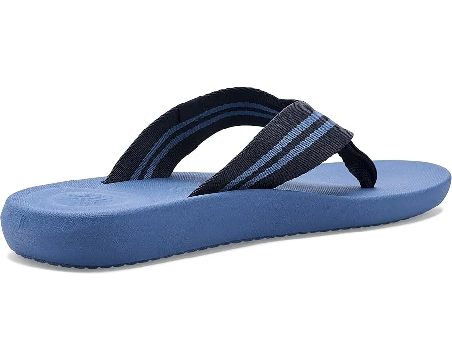 Шлепанцы FitFlop Iqushion с двумя полосками и перепонками