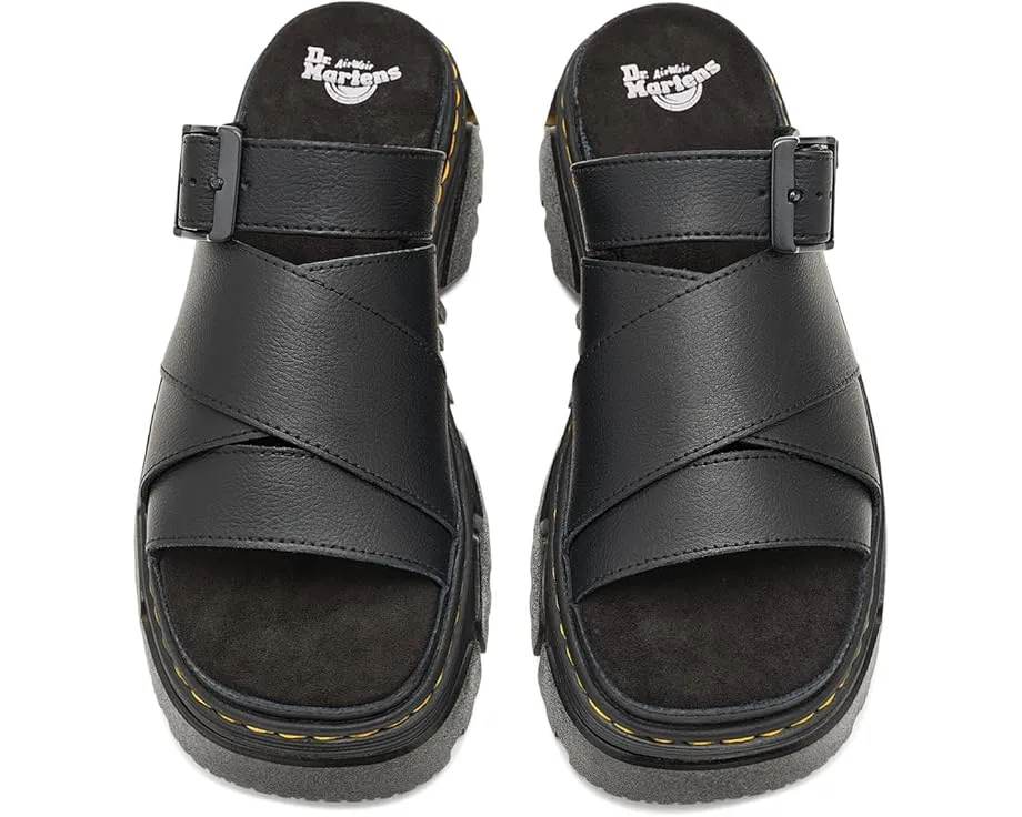 Сланцы Dr. Martens Mattison с круглым носком и пряжкой на платформе