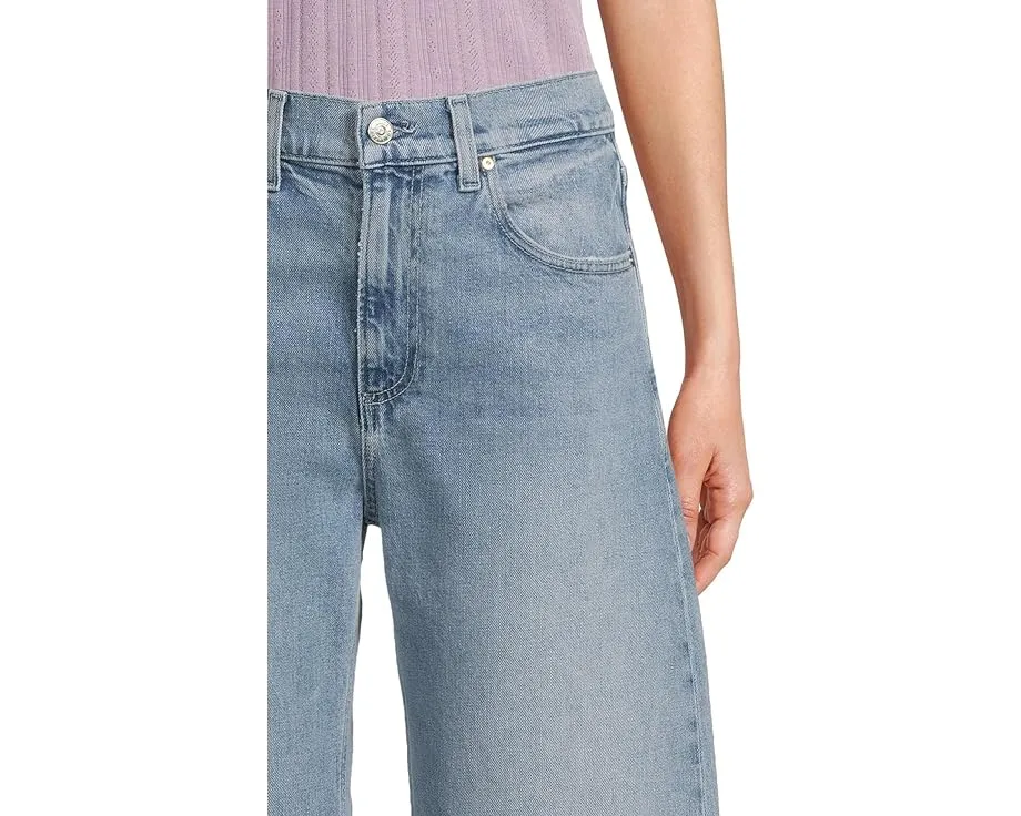 Paige Джинсы Arellia с бочкообразным кроем и укороченным низом