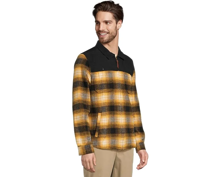 Куртка Signature 1965 Chamois Cloth Stag в клетку с застежкой-молнией и облегающим кроем