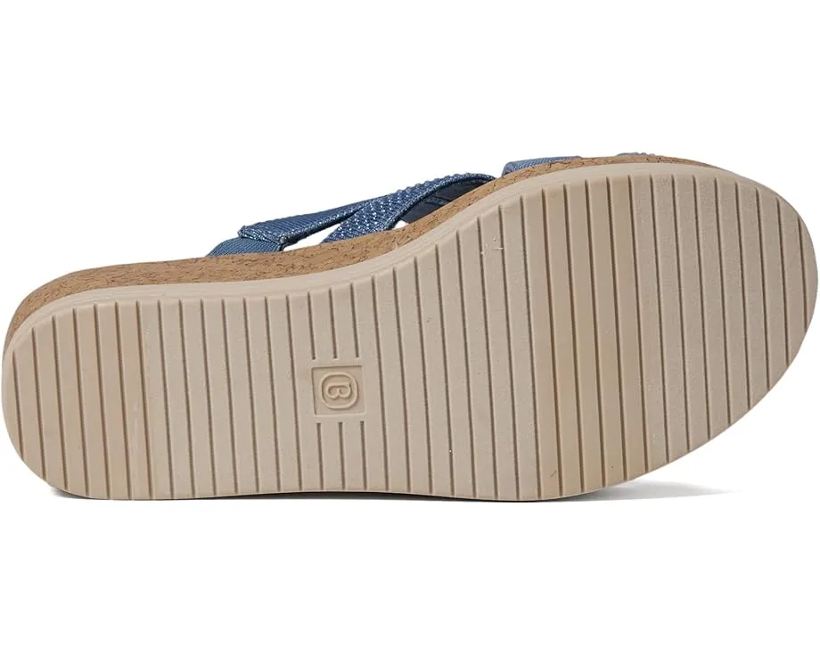 Bzees Сандалии Reign Wedge с пробковым клином и поддержкой свода стопы