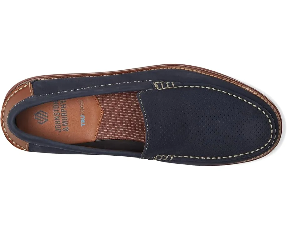 Johnston & Murphy Upton перфорированные мокасины на легкой подошве TRUFOAM EVA