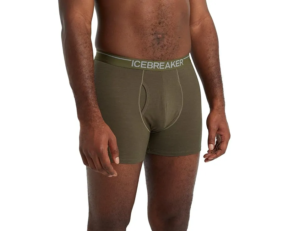 Трусы-боксеры Icebreaker Anatomica с гульфиком из мериносовой шерсти