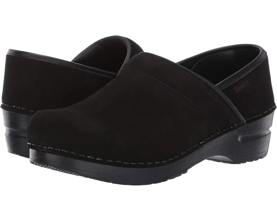 Сабо Sanita Nina из мягкой замши с анатомической стелькой