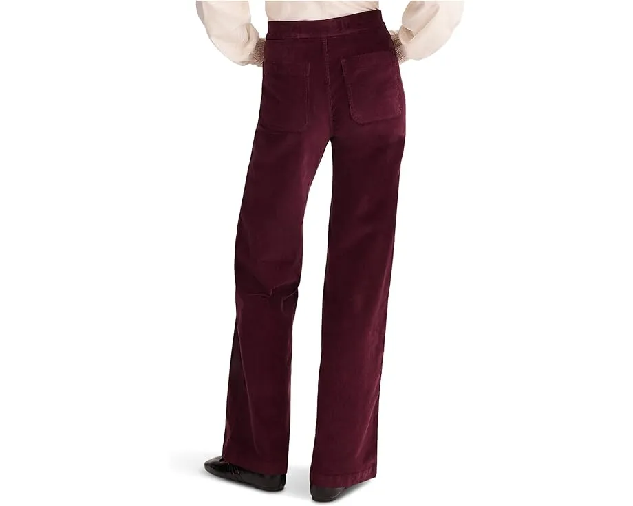 Брюки Madewell The Wide Leg In Cord из вельвета с высокой посадкой