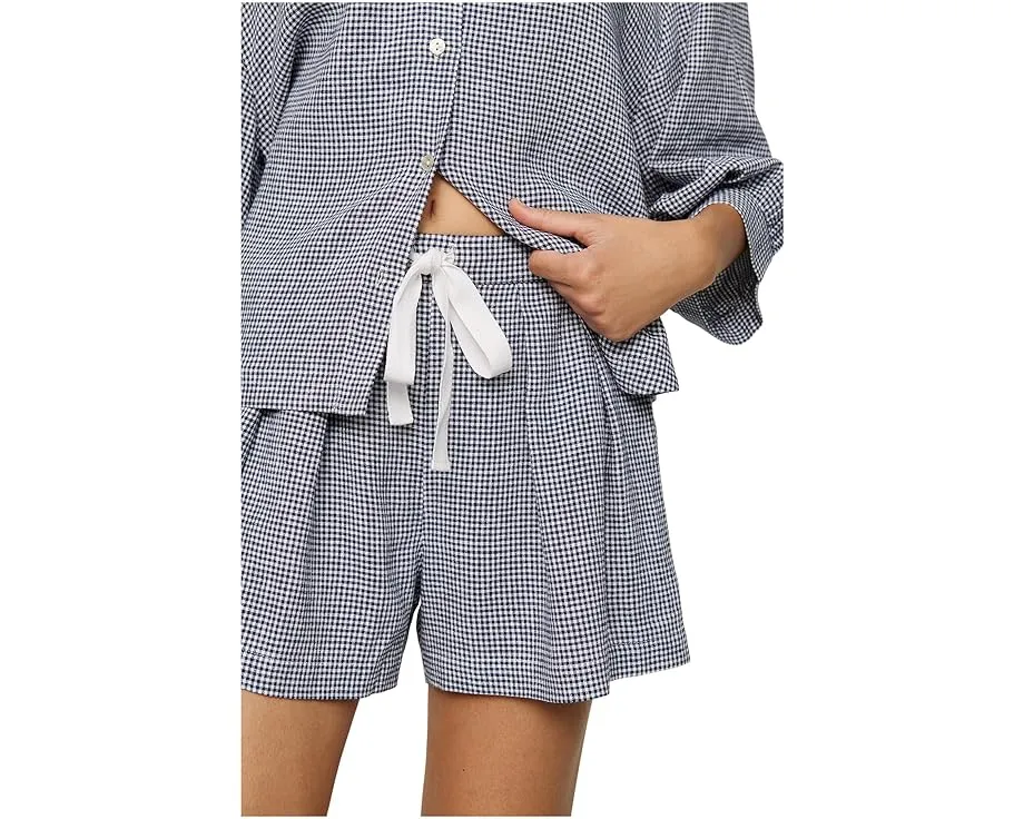 Шорты Eberjey свободного кроя из льняной смеси