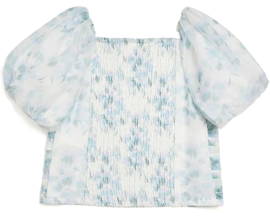 Топ Emerson Organza Puff Sleeve Top для детей от abercrombie kids