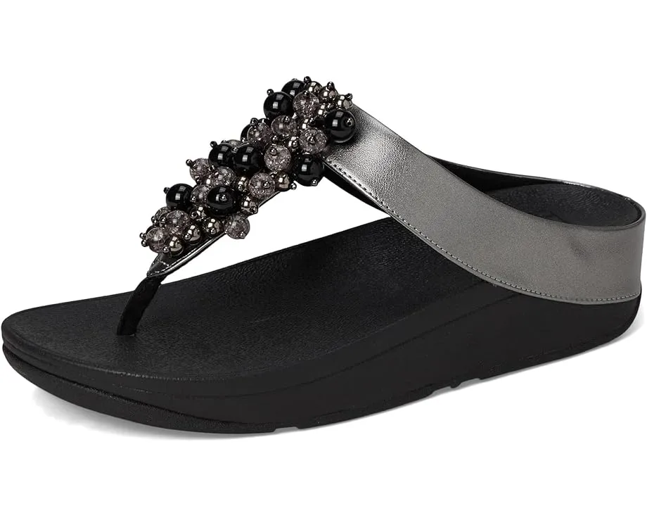 Сандалии FitFlop Fino с декоративными бусинами и удобной стелькой