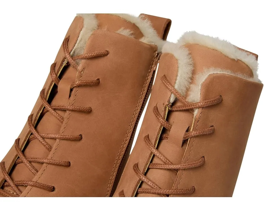 Высокие ботинки ECCO Soft 7 Tred с овчиной и флисовой подкладкой