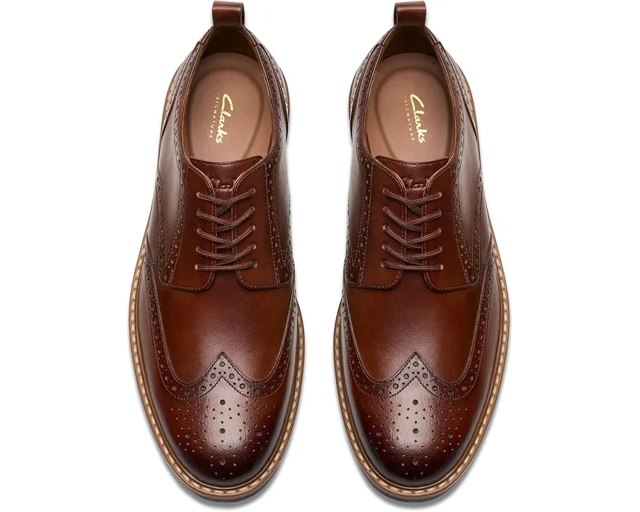 Clarks Aldwin Limit с кожаным верхом и сетчатой подкладкой