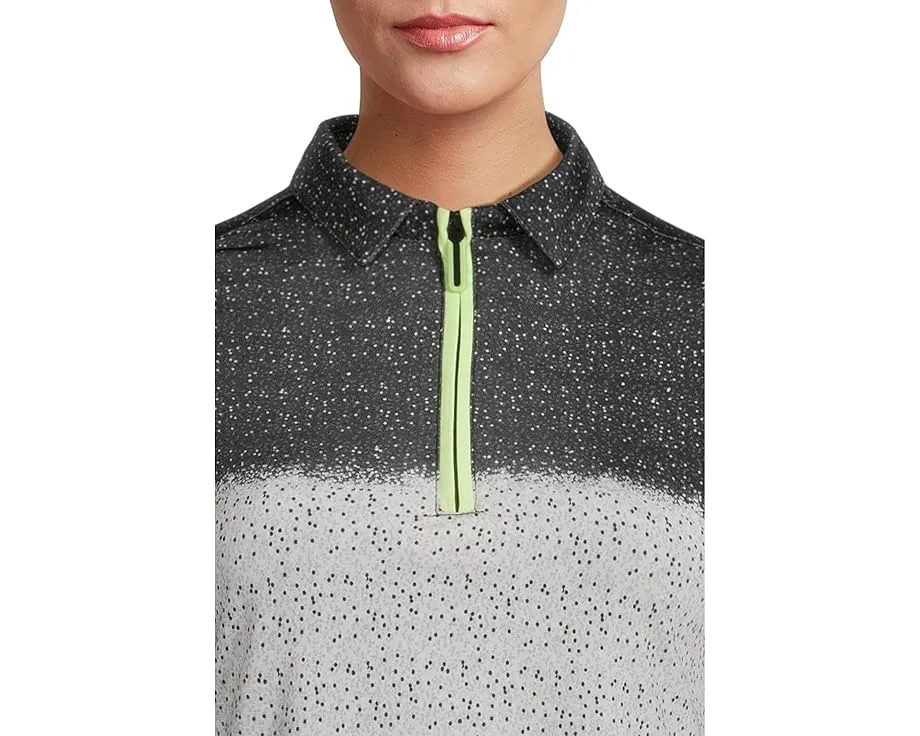 Поло Jamie Sadock с принтом Dotted Up и цветными блоками на молнии