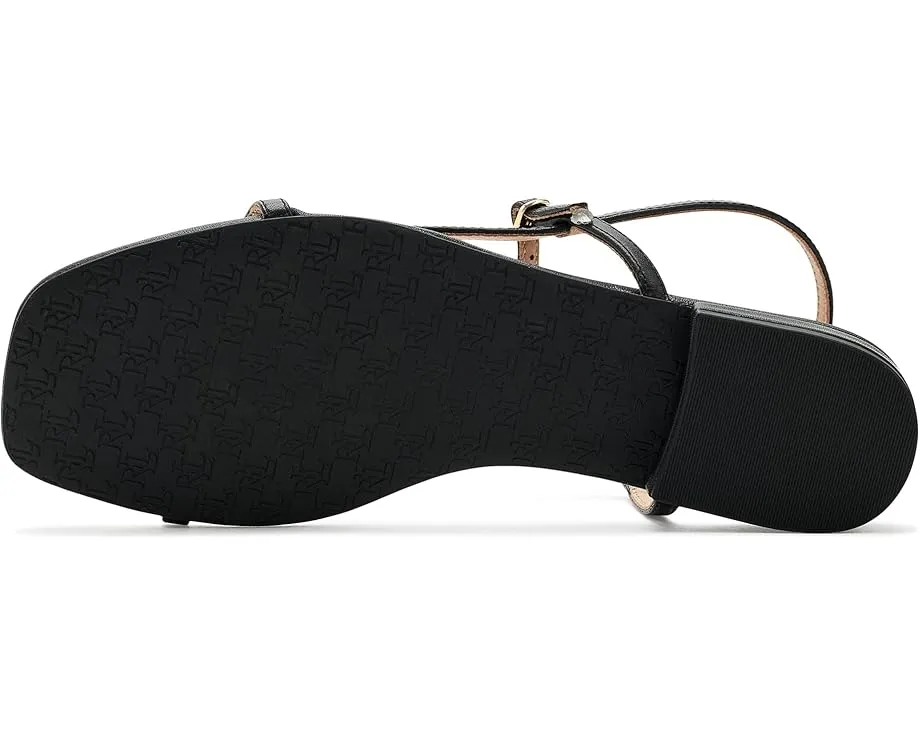 Сандалии Lauren Ralph Lauren Lainee из мягкой кожи Nappa с квадратным носком