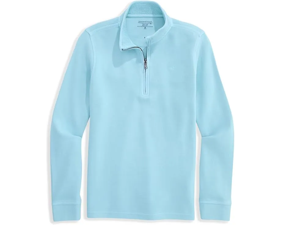 Детская кофта Vineyard Vines с крашением в изделии и застежкой-молнией на четверть
