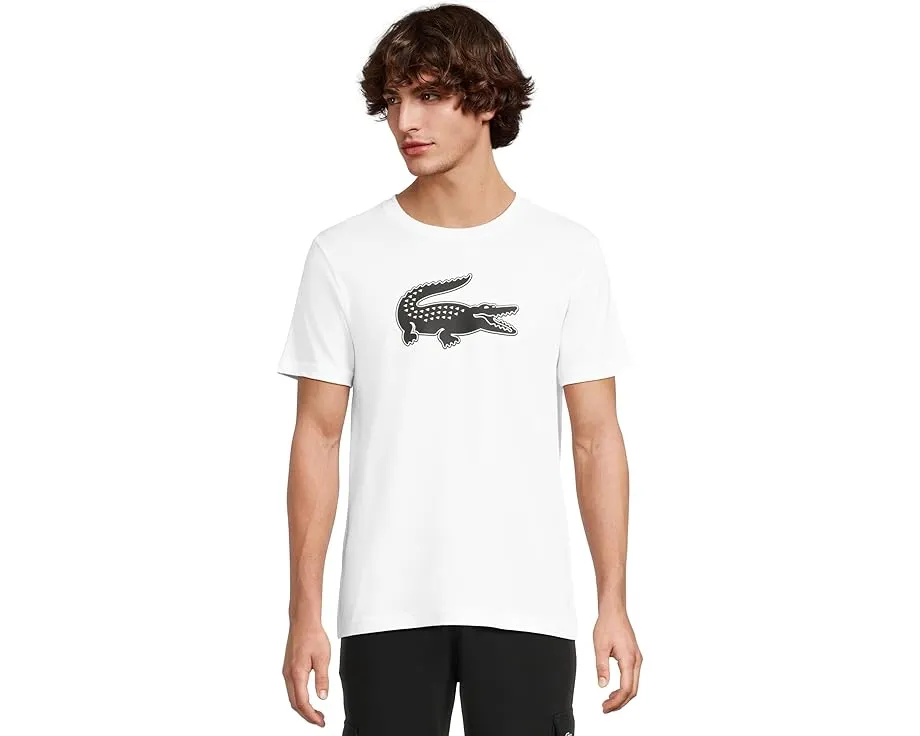 Футболка Lacoste с логотипом крокодила на груди