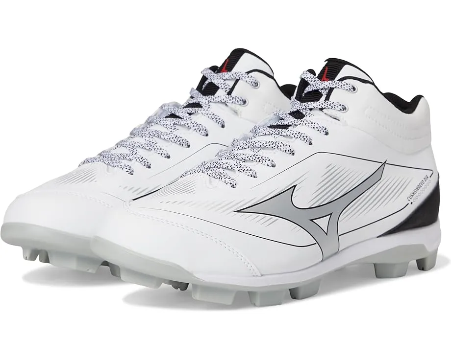 Бутсы Mizuno Cushionrevo Diamond Mid TPU для бейсбола с поддержкой голеностопа