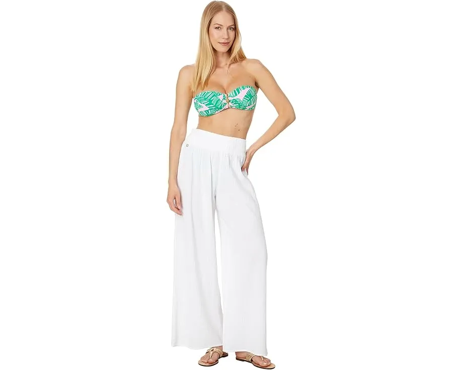 Легкие брюки-комбинезон Lilly Pulitzer Enzo Pant Coverup на резинке