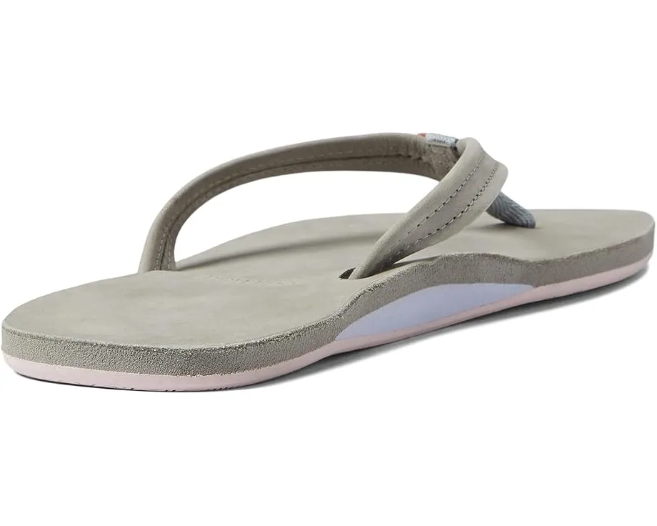 hari mari Пляжные шлепанцы Fields с ремешками из натуральной кожи и памятью формы