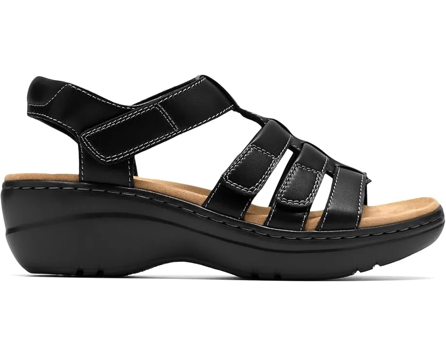 Сандалии Clarks Merliah 2 Ruby на танкетке с регулируемыми ремешками и мягкой стелькой