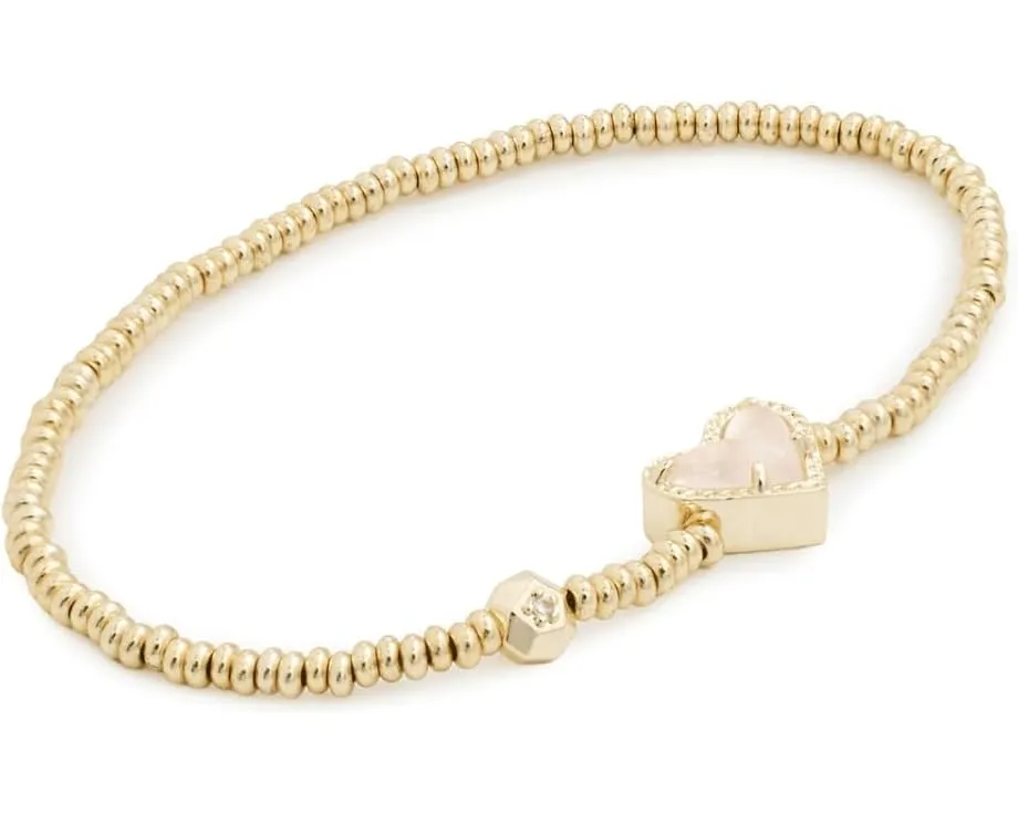 Растягивающийся браслет Kendra Scott Ari Heart с камнем иридесцентный дьюзи