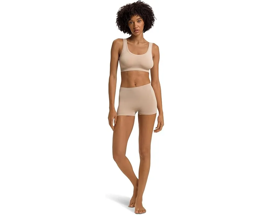 Топ кроп Hanro Touch Feeling из дышащего микрофибры с бесшовными боками