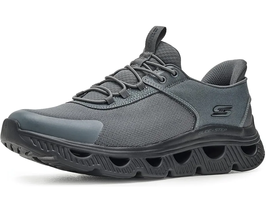 Мужские слипоны BOBS B Flex с сетчатым верхом и системой шнуровки bungee