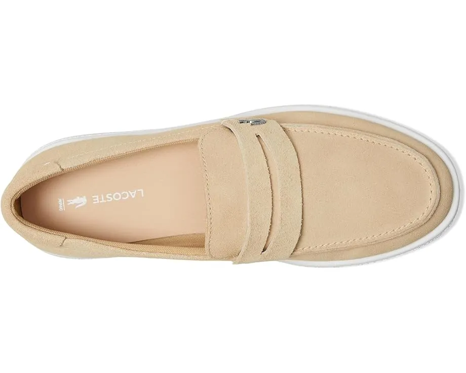 Кроссовки Lacoste Cochet из качественной кожи с круглым носком