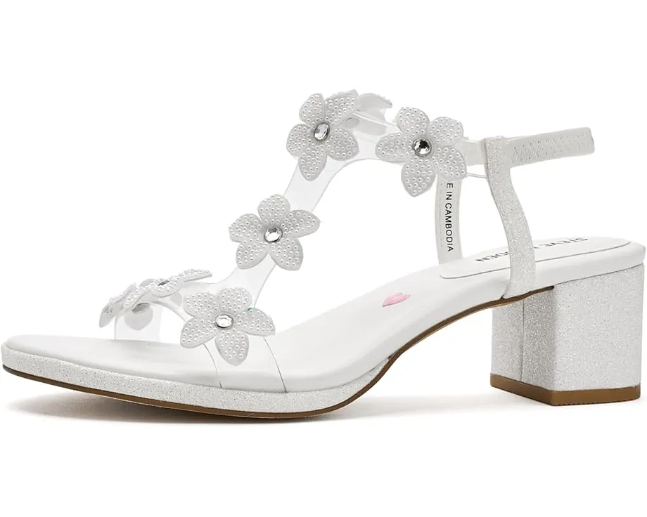 Детские сандалии Steve Madden Kids Savvy с квадратным каблуком и стразами