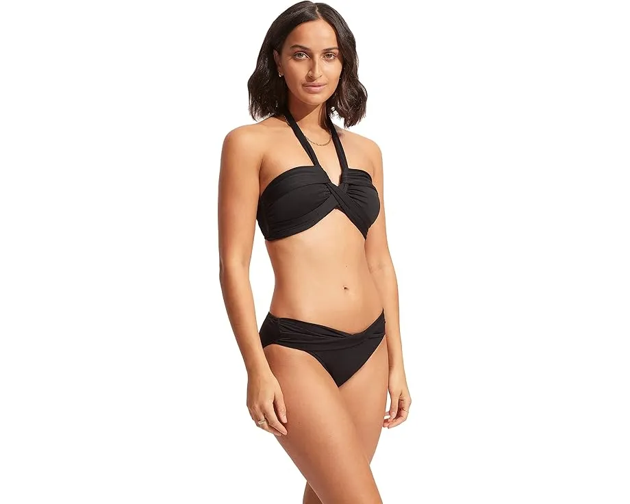 Трусы-хипстеры Seafolly Eco Collective с закрученной резинкой из переработанного нейлона