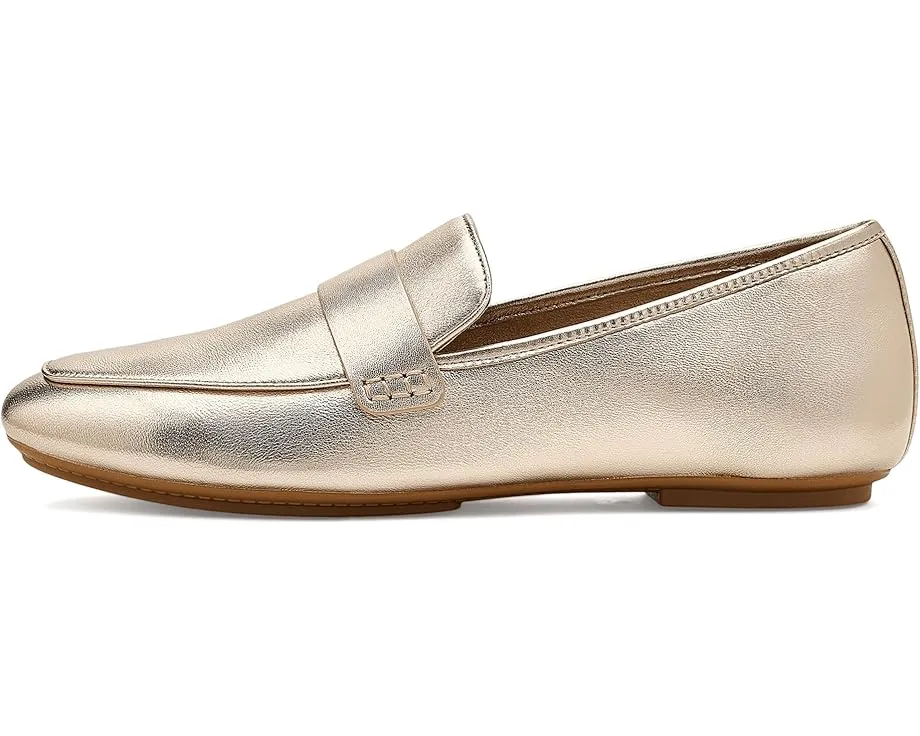 Лоферы FitFlop Delicato из мягкой металлизированной кожи