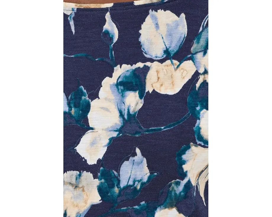 Футболка Tommy Bahama с цветочным принтом и рукавами три четверти