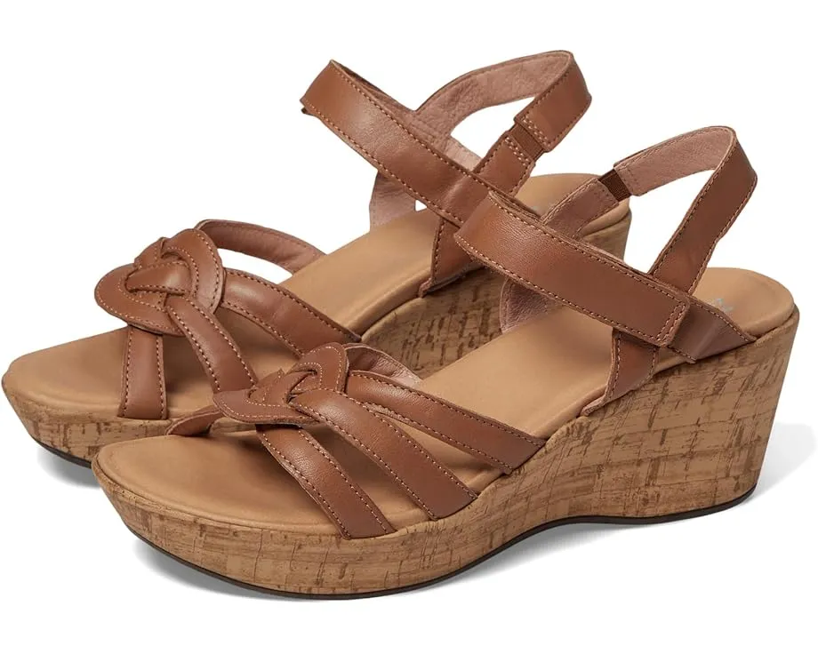 Сандалии Naot Tropical с клиновидным каблуком и застежкой на липучке